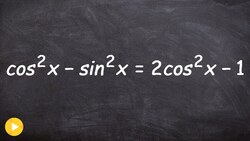 How to verify a trig identity by factoring Instructional Video