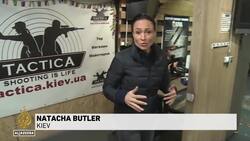 Ukrainian civilians hope for peace but prepare for war News Clip