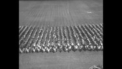 Color guards of Aldershot Command; marching band News Clip