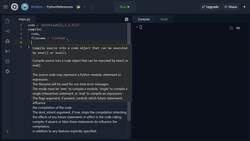 Python In Practice - 15 Projects to Master Python - compile( ), exec( ), and eval( ) Instructional Video