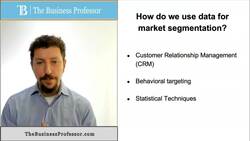 Marketing - Using Data for Market Segmentation Instructional Video