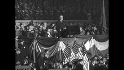 Pres. Franklin Roosevelt calls for national unity to tackle economic recovery at American Legion speech in Chicago News Clip