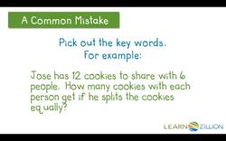 Interpreting and Solving Word Problems Involving Division of Fractions Instructional Video