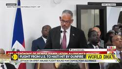 Haiti Swears In New PM As Gunfire At Airport Hits Flight From US News Clip