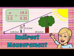 Similar Figures, Angle-Angle Similarity and Indirect Measurement Instructional Video