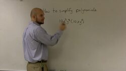 How to Math - Simplify a monomial using product property of exponents Instructional Video