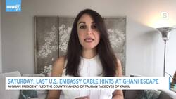 Final U.S. Embassy Cable From Kabul Hints At Afghan President's Escape News Clip