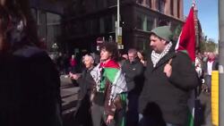 Thousands take part in pro-Palestinian rally in Belfast News Clip