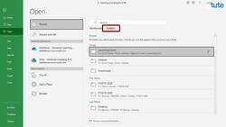 How to Open an Existing Excel File Instructional Video