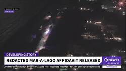 Justice Dept. Releases Redacted Mar-A-Lago Search Affidavit News Clip