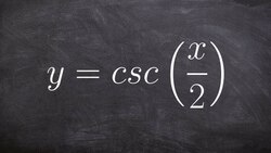 Graphing the Secant Function by Using Cosine Instructional Video