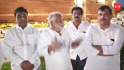 Opposition MPs sit on night protest outside Parliament News Clip