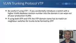 Cisco CCNA 200-301: The Complete Guide to Getting Certified - VTP VLAN Trunking Protocol Instructional Video