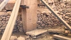 Tourists Visit Site Of The World's Oldest Structures At Gobekli Tepe Stock Footage