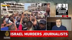 NGOs file ICC case against Israeli commanders over killing of Al Jazeera journalists in Gaza News Clip