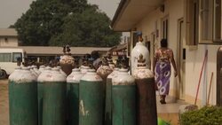 CLEAN : Images of an isolation centre for patients with Covid-19 in Nigeria News Clip