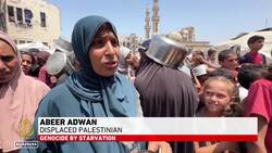 Displaced Palestinians in Gaza City battle hunger as Israeli ground operations intensify News Clip
