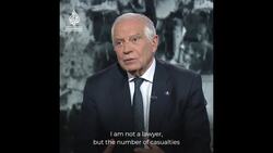 EU's Borrell questioned on double standards for war crimes in Israel-Gaza war News Clip