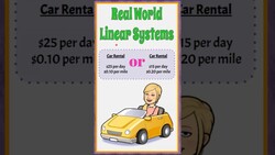 Real World Linear Systems | HS.A-CED.A.2  Instructional Video