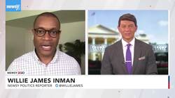 Pres. Trump Campaigns In Swing States During Democratic Convention News Clip