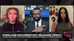 Parkland Shooting Survivors David Hogg and Sam Fuentes on 'Us Kids' Documentary News Clip