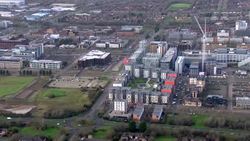 Aerials of Milton Keynes News Clip