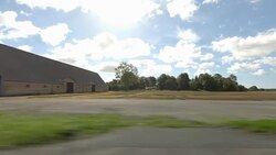 Denmark VIII synched series right side driving studio process plate background Stock Footage