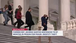 Ex-US Rep. George Santos sentenced to over 7 years in prison for fraud and identity theft News Clip