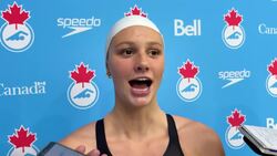 Summer McIntosh reflects on 'amazing swim' to establish new world record News Clip