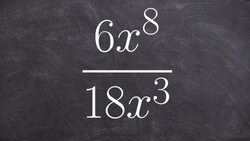 Learn how to simplify a monomial by applying quotient rule of exponents Instructional Video