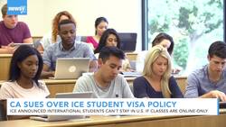 California Suing Trump Administration Over New Student Visa Policy News Clip