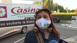 CLEAN : Protesters take aim at French supermarket chain over Amazon deforestation News Clip