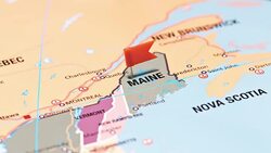 Maine from USA States Stock Footage