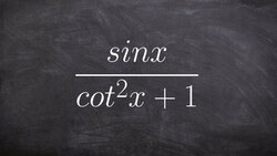 Creating a monomial denominator to simplify my expression Instructional Video