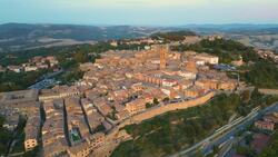Exploring Twilight's Volterra: Drone's Eye View of Italian History Instructional Video