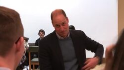 Prince William visiting BAFTA new HQ News Clip