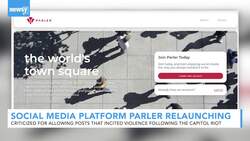 Social Media Platform Parler Announces Relaunch, New CEO News Clip
