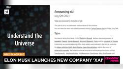 Elon Musk Launches New Company 'XAI' News Clip
