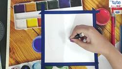 Creating a Unique Mandala Using the Watercolor Resistance Technique Instructional Video