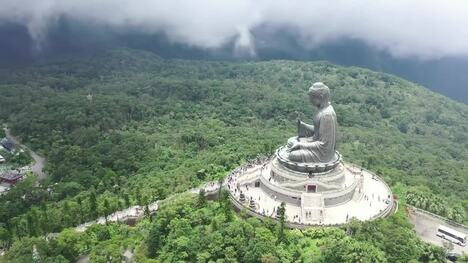 Spiritual Horizons: Temples of Asia Explored by Drone