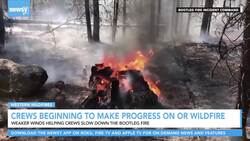 Crews Make Progress On Largest Wildfire Burning In The U.S. News Clip