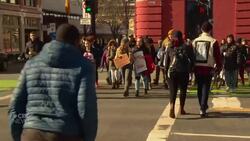 Wet'suwet'en supporters in Victoria rally outside government buildings News Clip