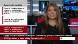 Diddy convicted on prostitution charges but cleared of more serious counts News Clip