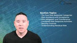 Risk Management 101 for IT Professionals Essential Concepts - Section Introduction - Risk Responses and Controls Instructional Video