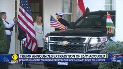 2008 Mumbai terror attacks accused to be extradited to India: Trump News Clip