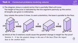 Advanced problem solving with further surface area and volume Instructional Video