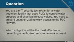 CompTIA Security+ Certification SY0-601: The Total Course - Chapter 9 Exam Question Review Instructional Video