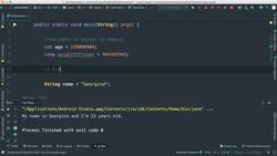 Comprehensive Android Developer Bootcamp - Long, Floats and Doubles Types in Java Instructional Video