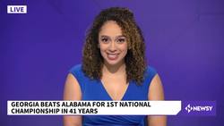 Georgia Snaps 41-Year Title Drought With Win Over Alabama News Clip