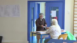 CLEAN : Opening of a polling station in Versailles as 2nd round of French regional elections begins News Clip